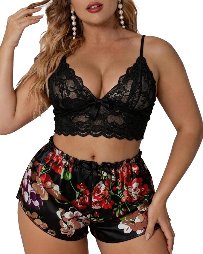 Black-floral