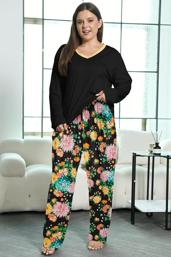 Black/Yellow Flowers