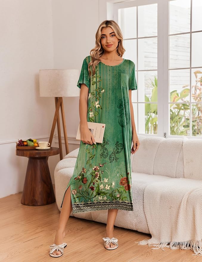 Black/Black Pink Floral/Green Floral