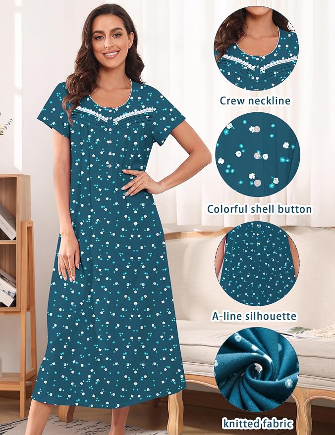 Knit-100% Cotton Green Printing