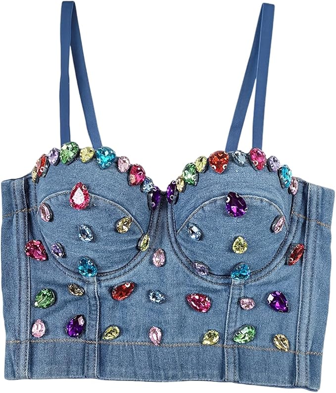 #1 Rhinestone Blue