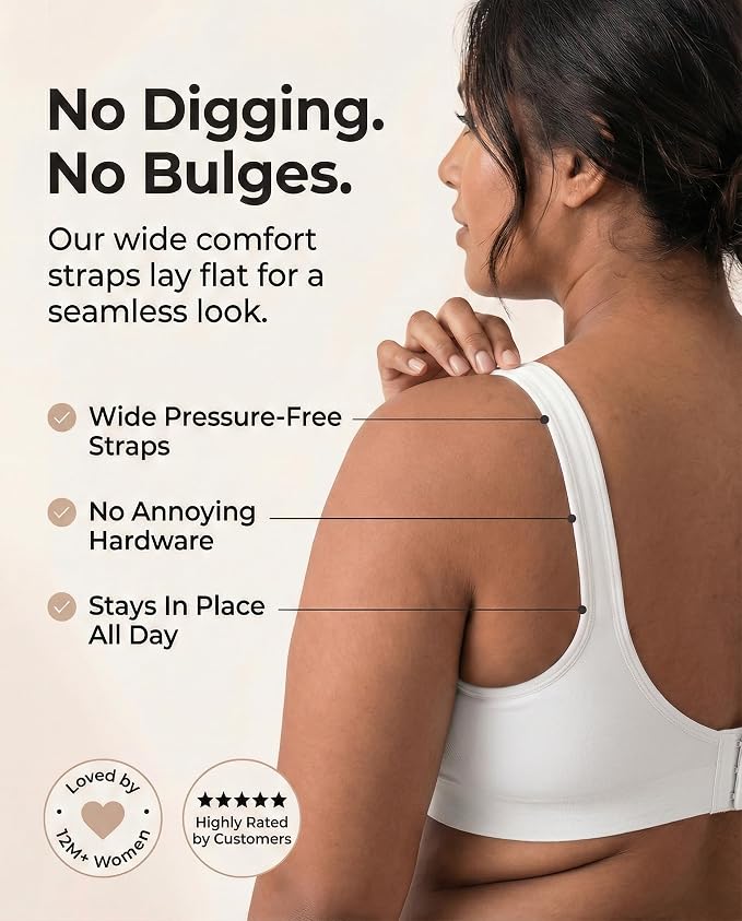 White, Fixed Straps