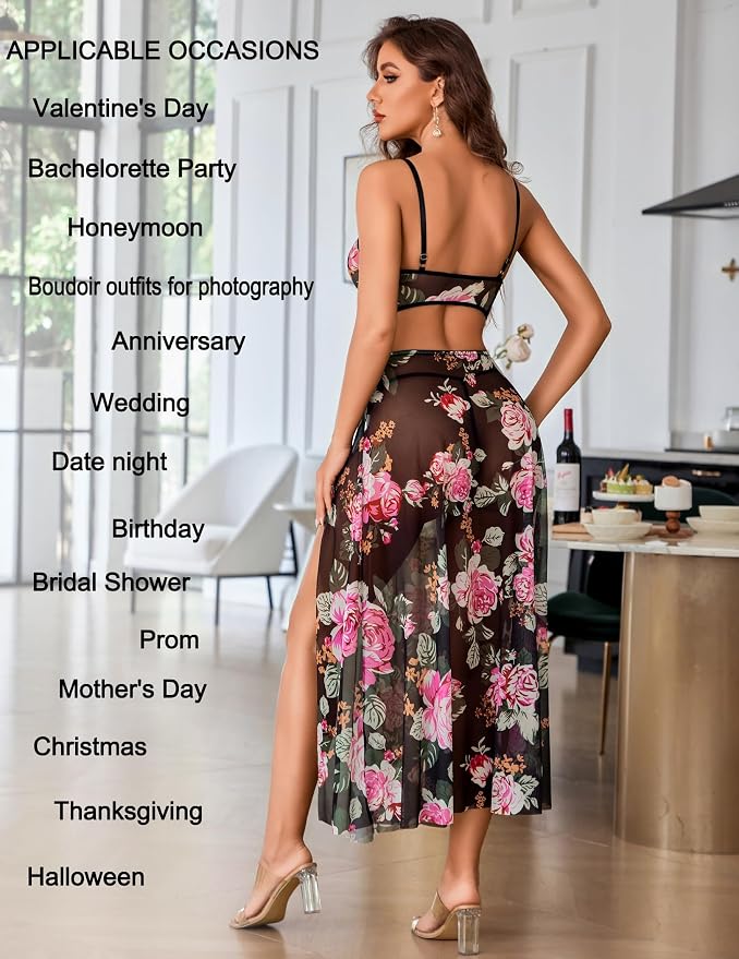 Black Floral