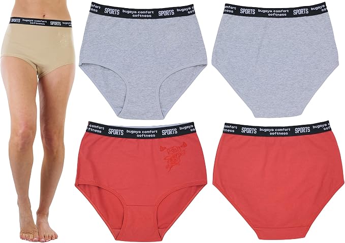 6 Pack: High Rise Rose Garden W/ Thick Waistband