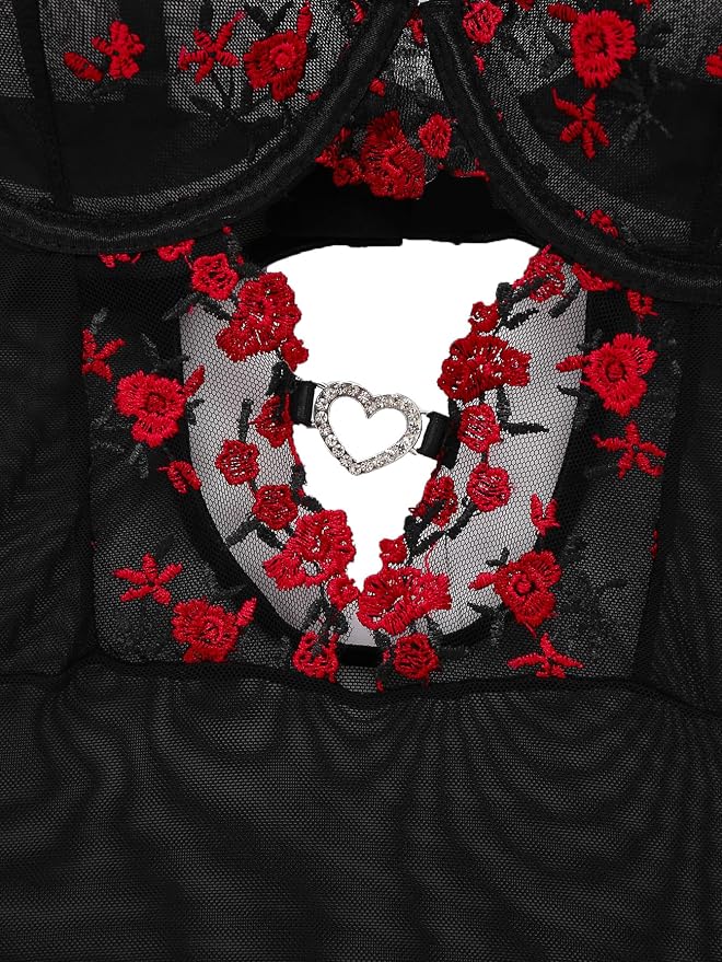 Rose Black Red