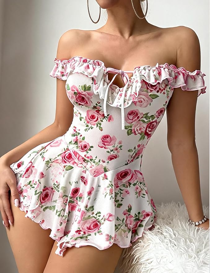 White Foral