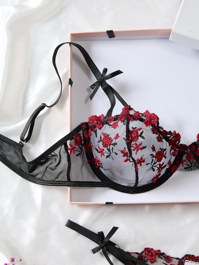 Bow Black Red