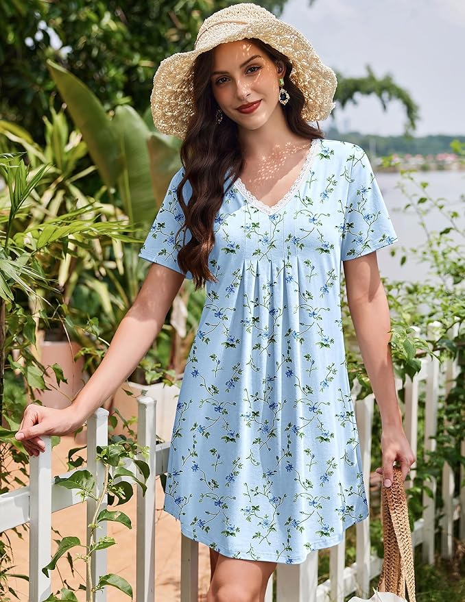 Flowers Light Blue