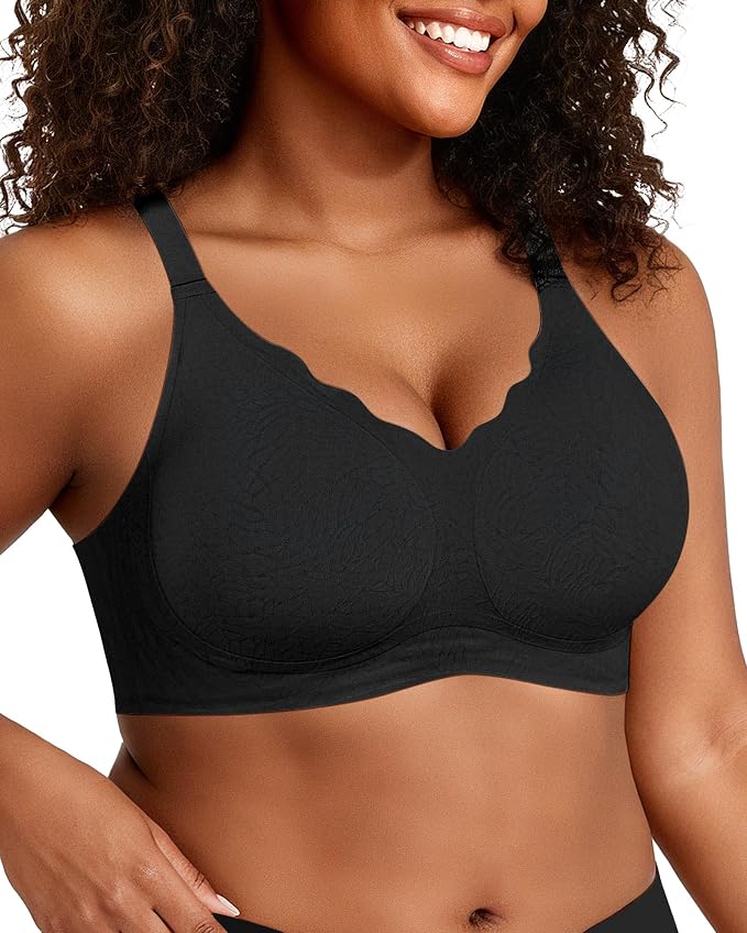 Black With Jcquard Wave