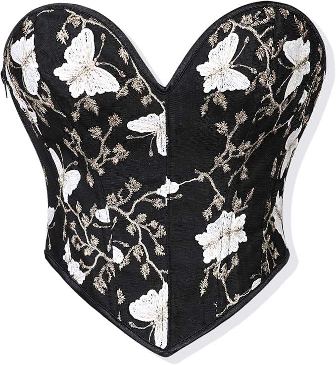 Floral Black-short