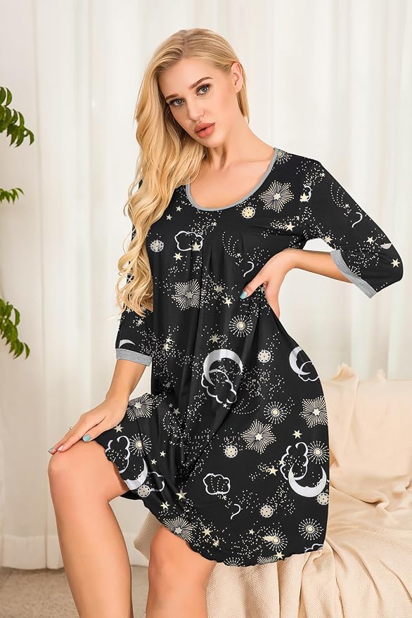 Star Moon Black