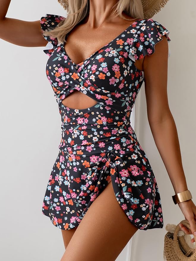 Colored Flowers, Black