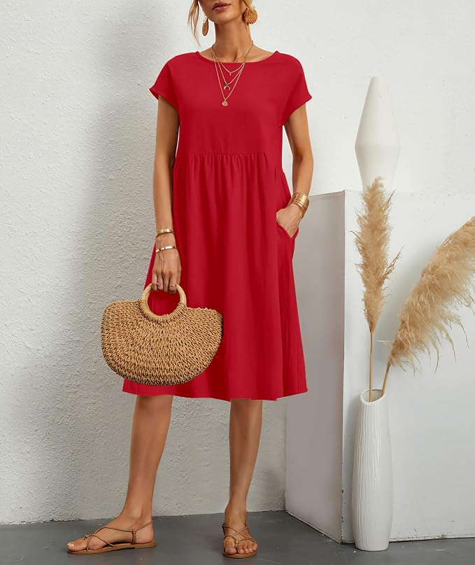Red Midi Dress