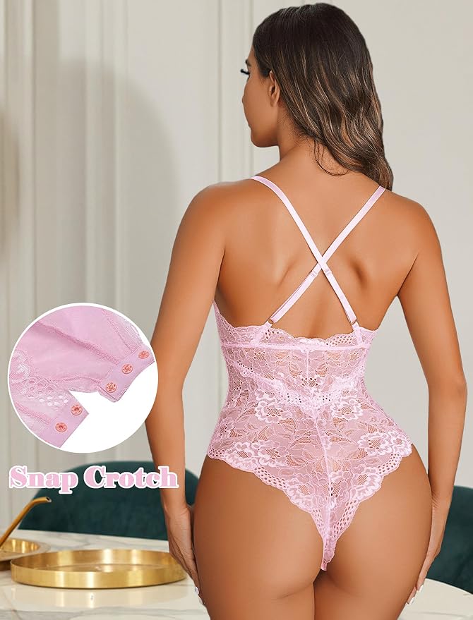 Light Pink-(with Snap Crotch)