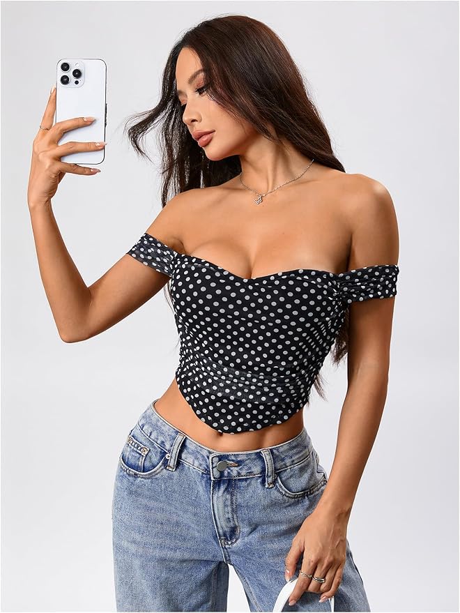 Polka Dots Black