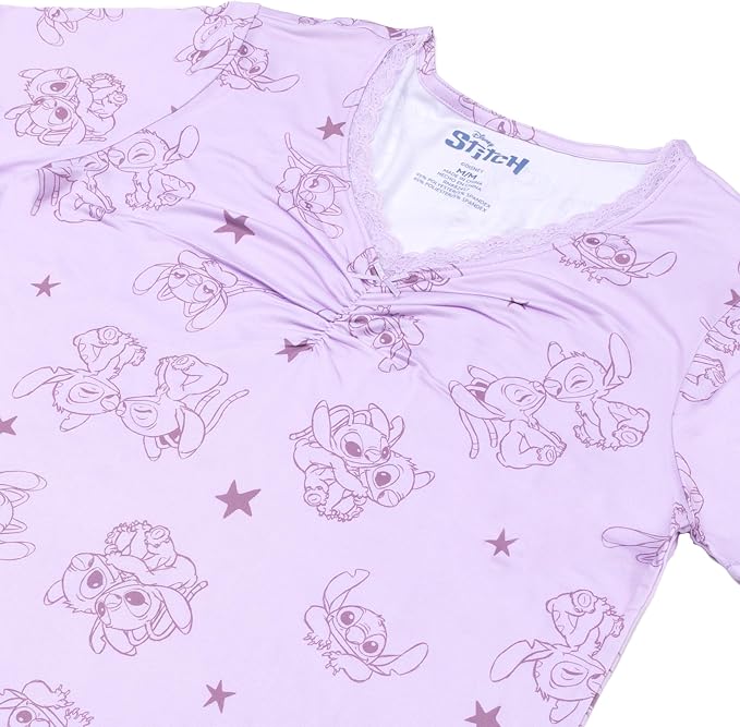 Stitch and Angel Starry Night
