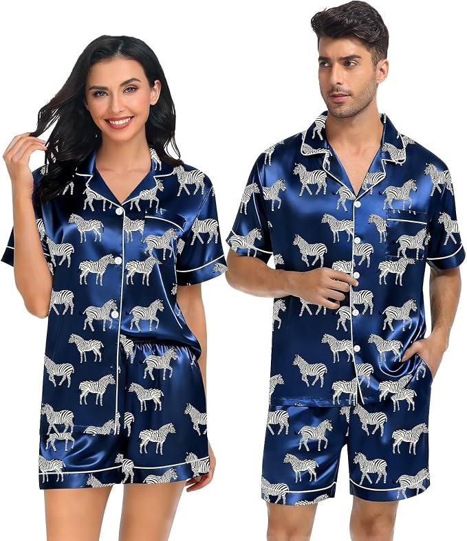 Navy Blue Zebra