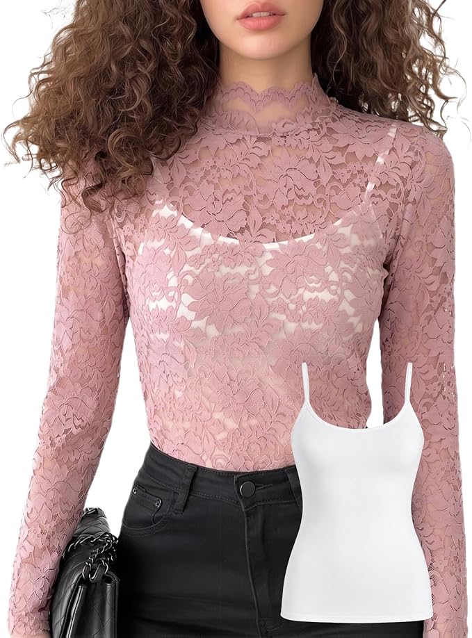 Pink & With Camisole