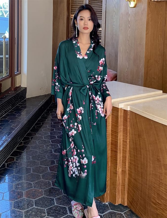 Plum Blossoms-darkgreen
