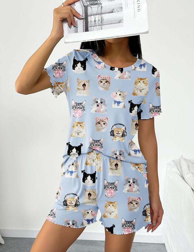 White Cow/Blue Cat