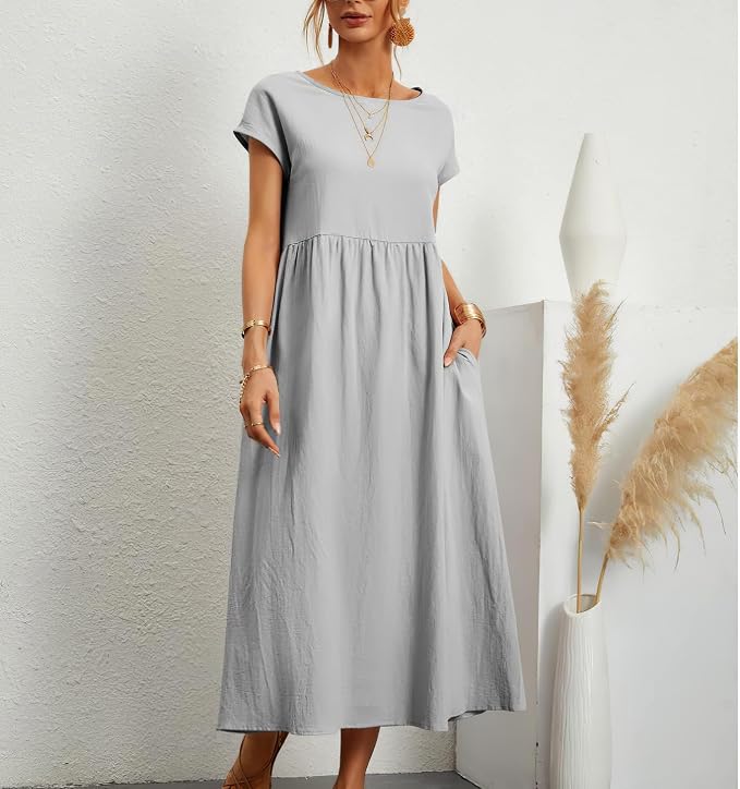 Grey Maxi Dress