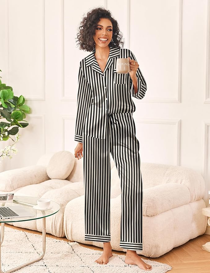 Black Champagne Stripe