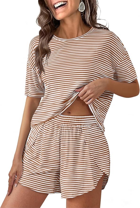 Coffee White Striped