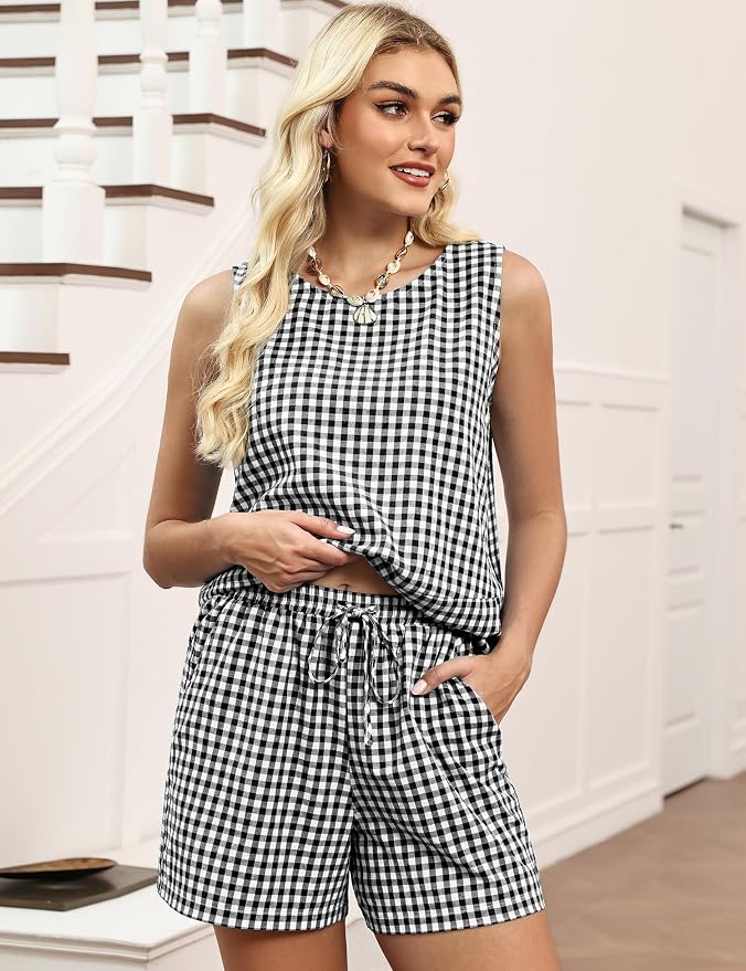 Black White Checkered