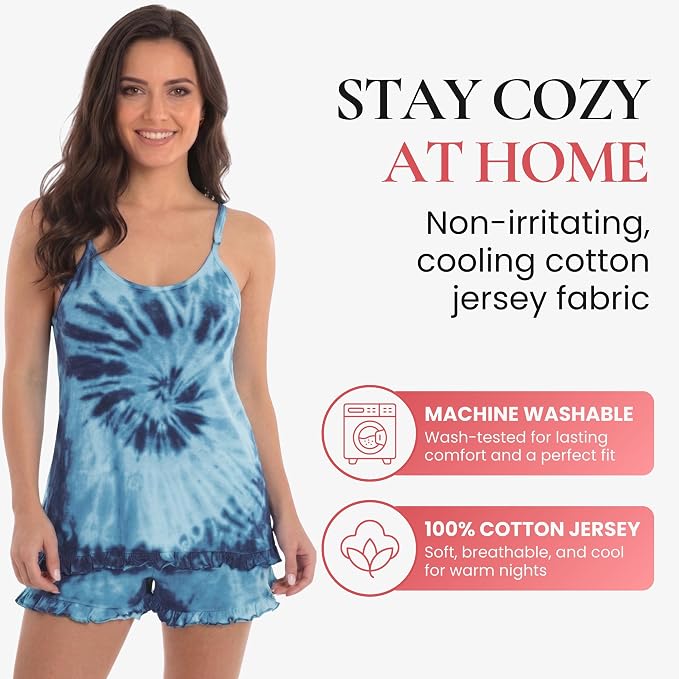 Tie Dye Blue Swirl