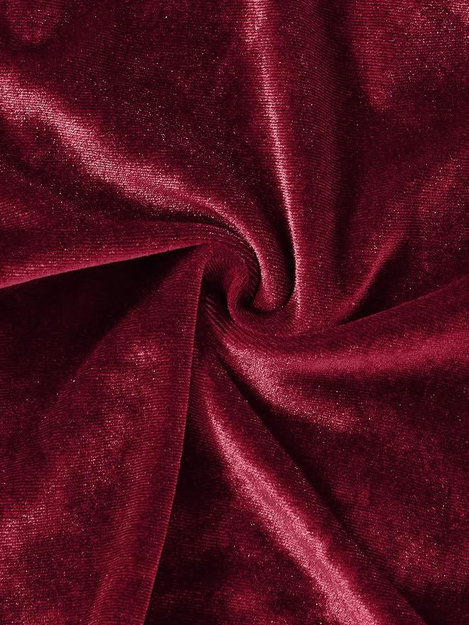 Velvet Burgundy Red
