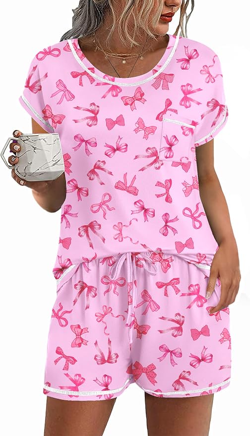 Pink Bow Print