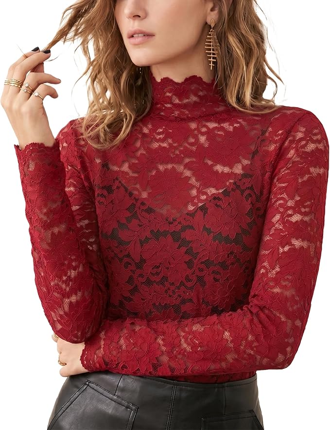 Red & With Camisole