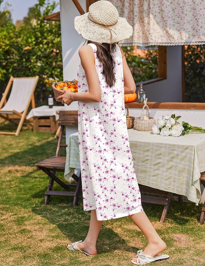 White Pink Line Florals