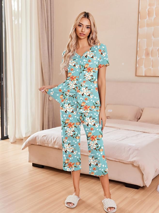 Turquoise Floral