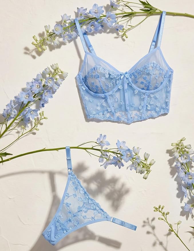 Floral Light Blue