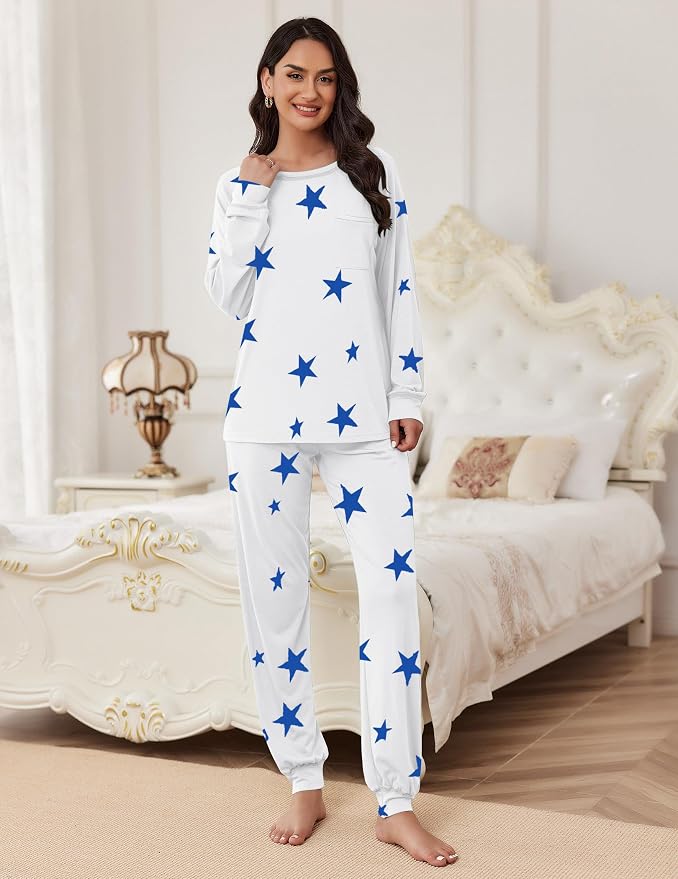 White Blue Star