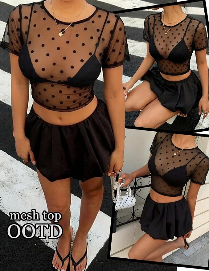Dot Polka Black