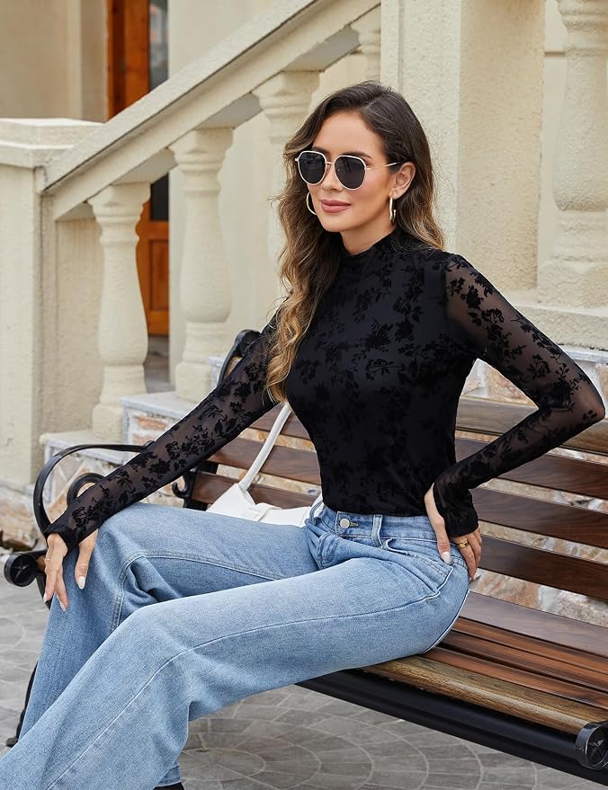 Black Velvet Floral