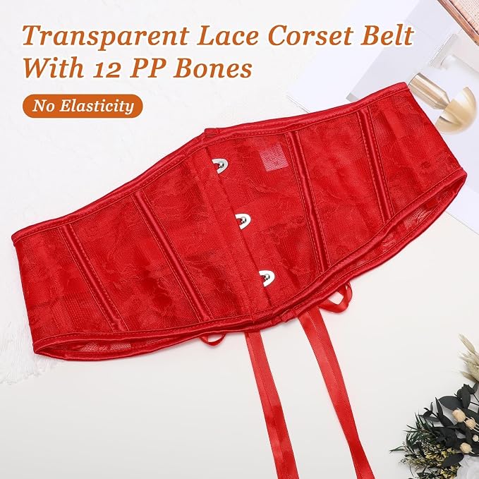 13-red(transparent Lace)