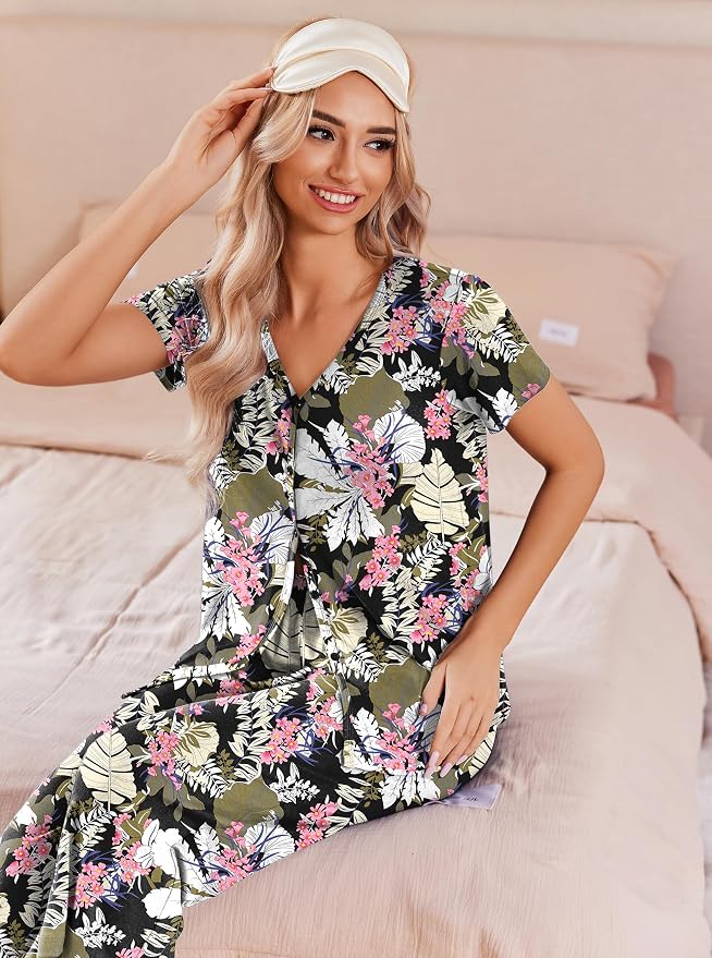 Black and Pink Floral