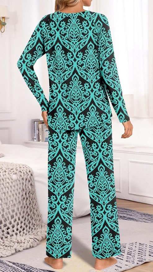 Flower Blue Green
