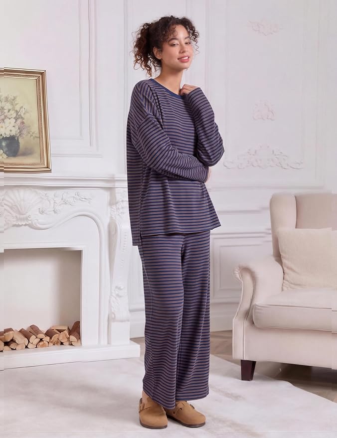 Wide Thin Stripe-blue Purple