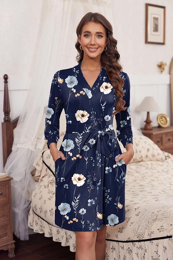 Navy Floral