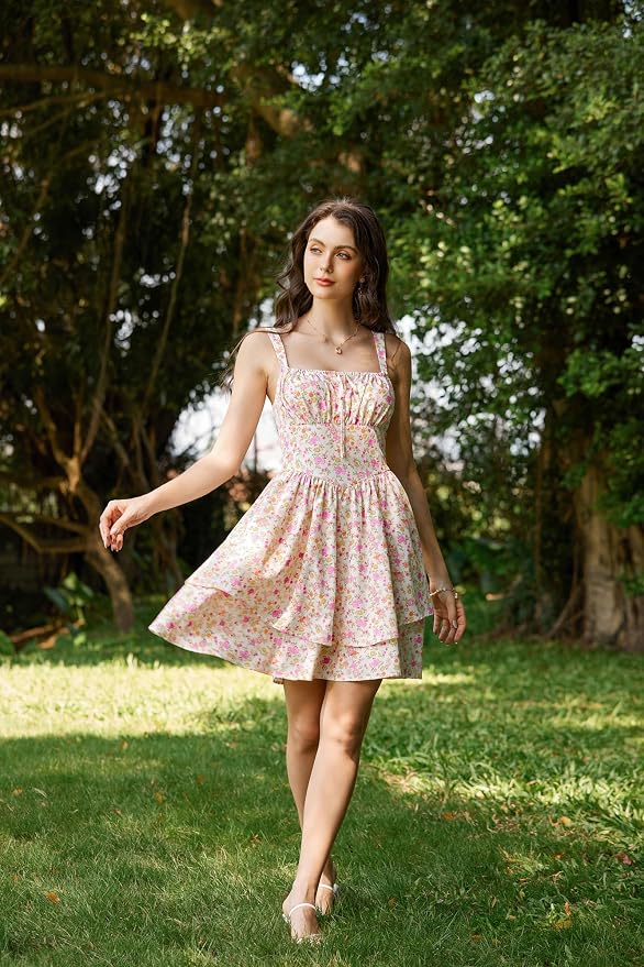 Pink Yellow Floral