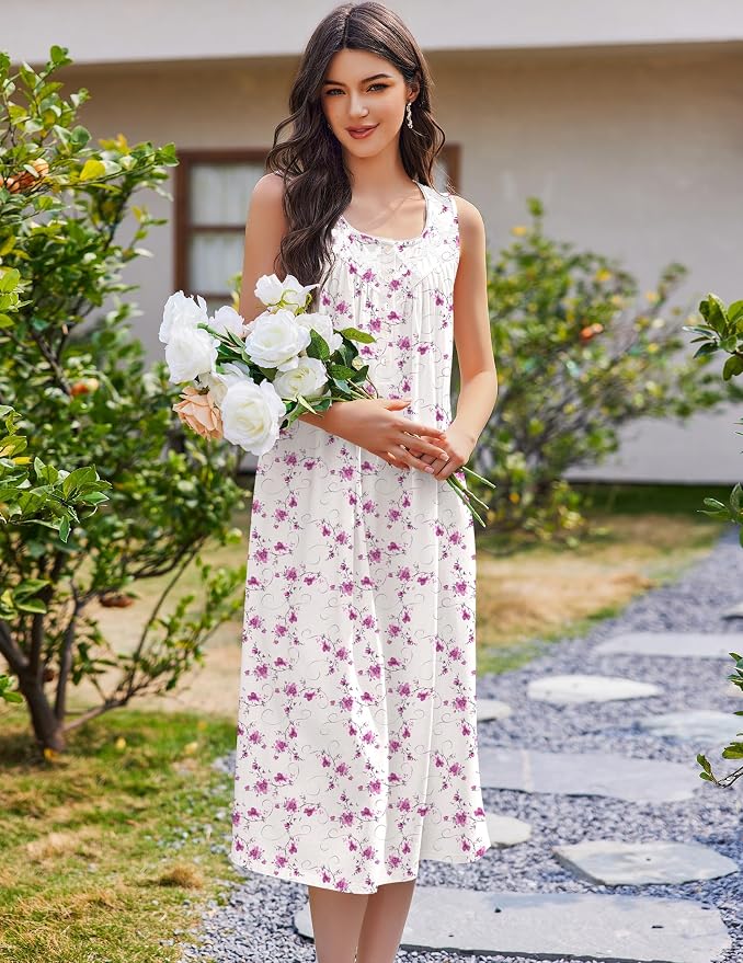 White Pink Line Florals
