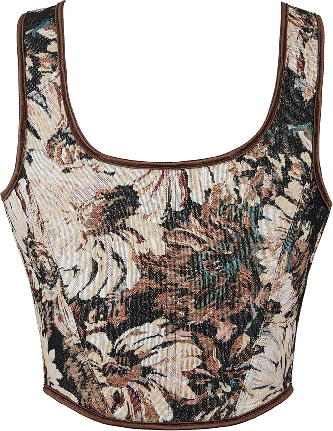 Brown Vintage Print