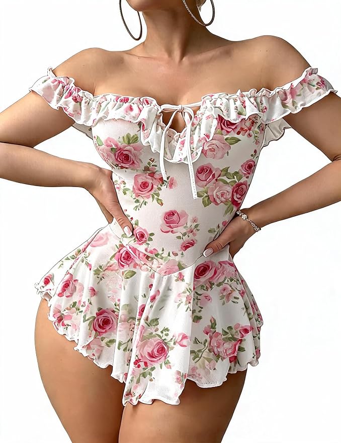 White Foral
