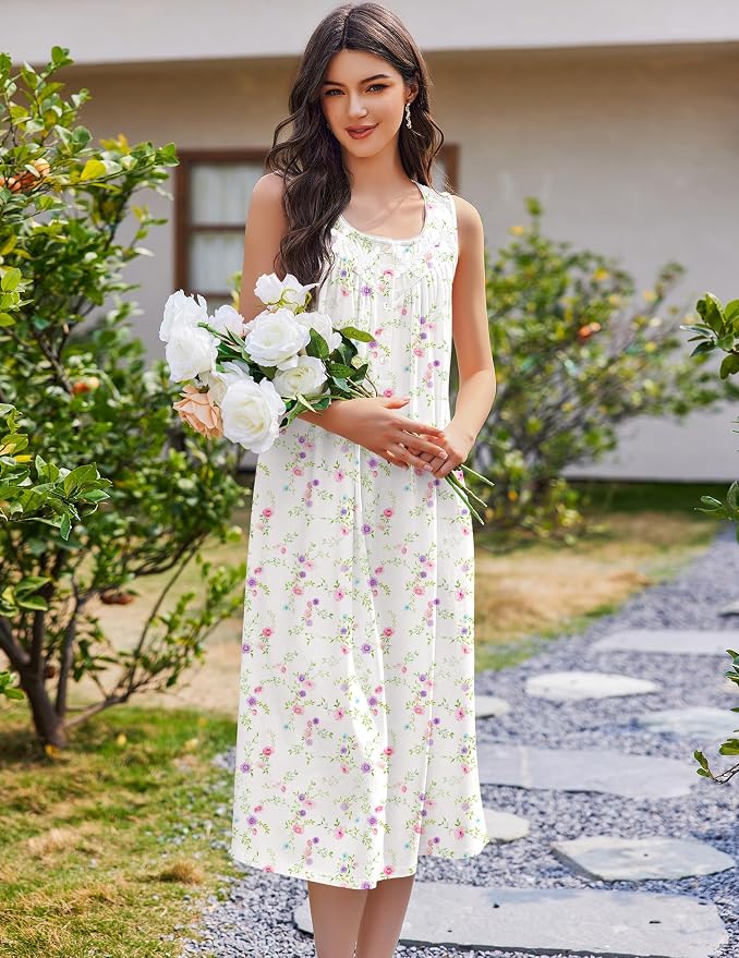 White Pink & Lilac Florals