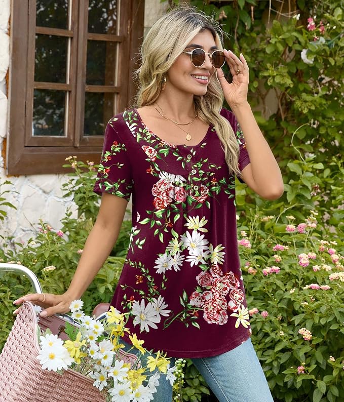Short Floral Wine