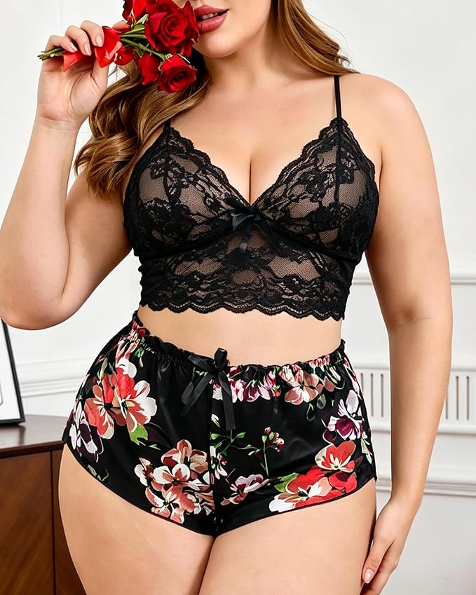 Black-floral